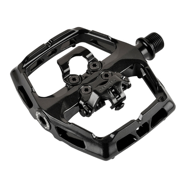 Xpedo Ambix Platform+Clipless Pedals, Black