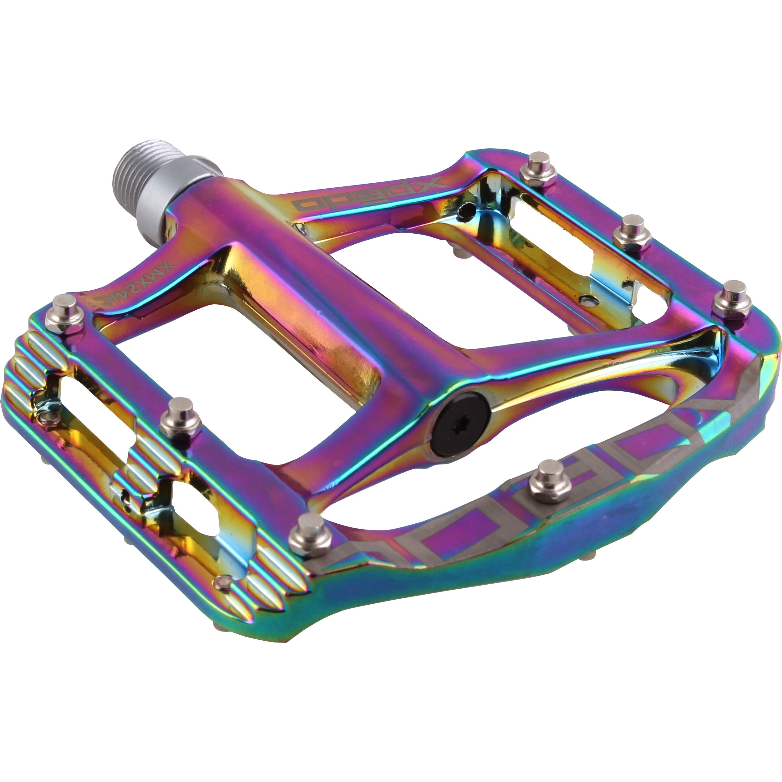 Xpedo SPRY Platform Pedals, Oil Slick