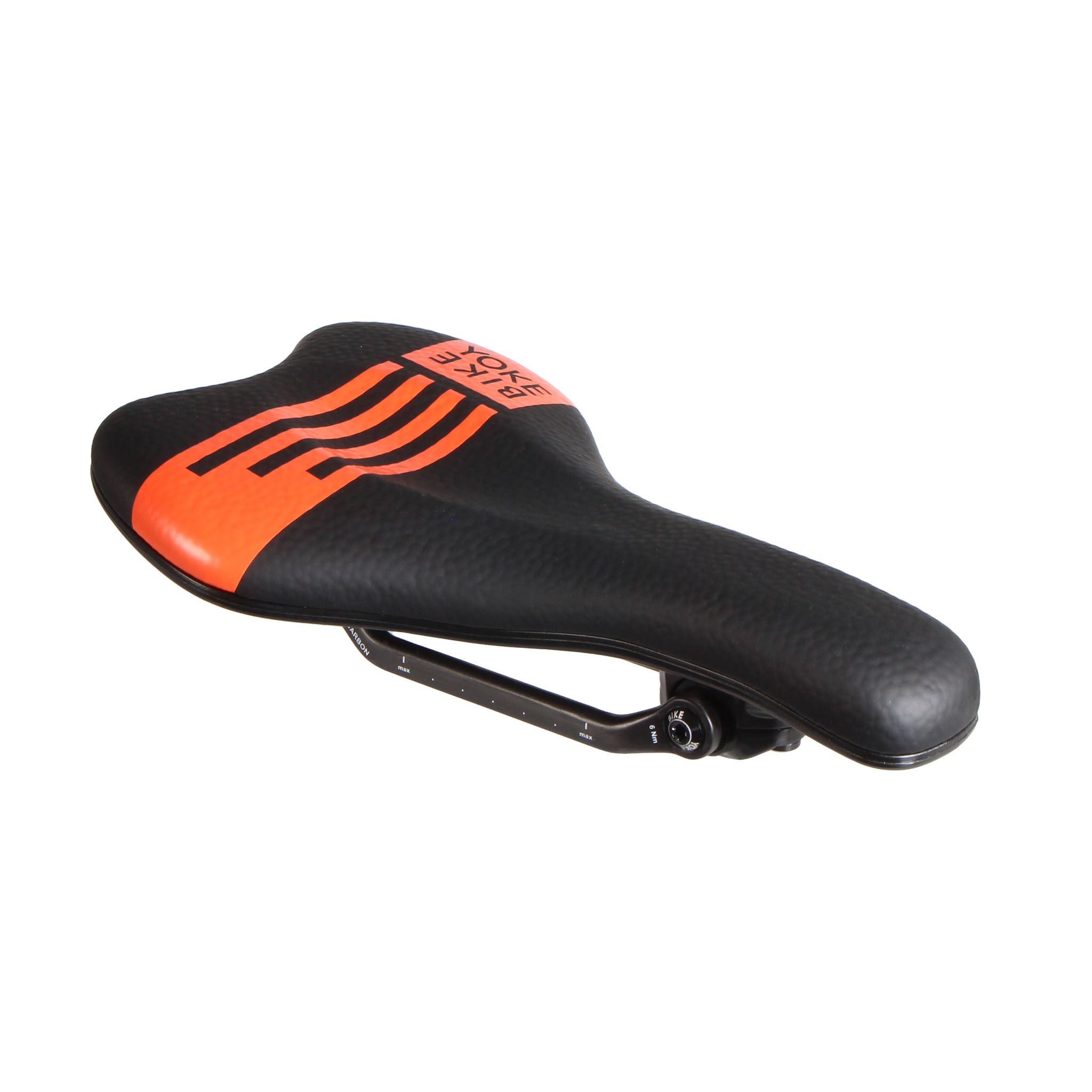 Bike Yoke Sagma Carbon Saddle, 142 - Black/Orange