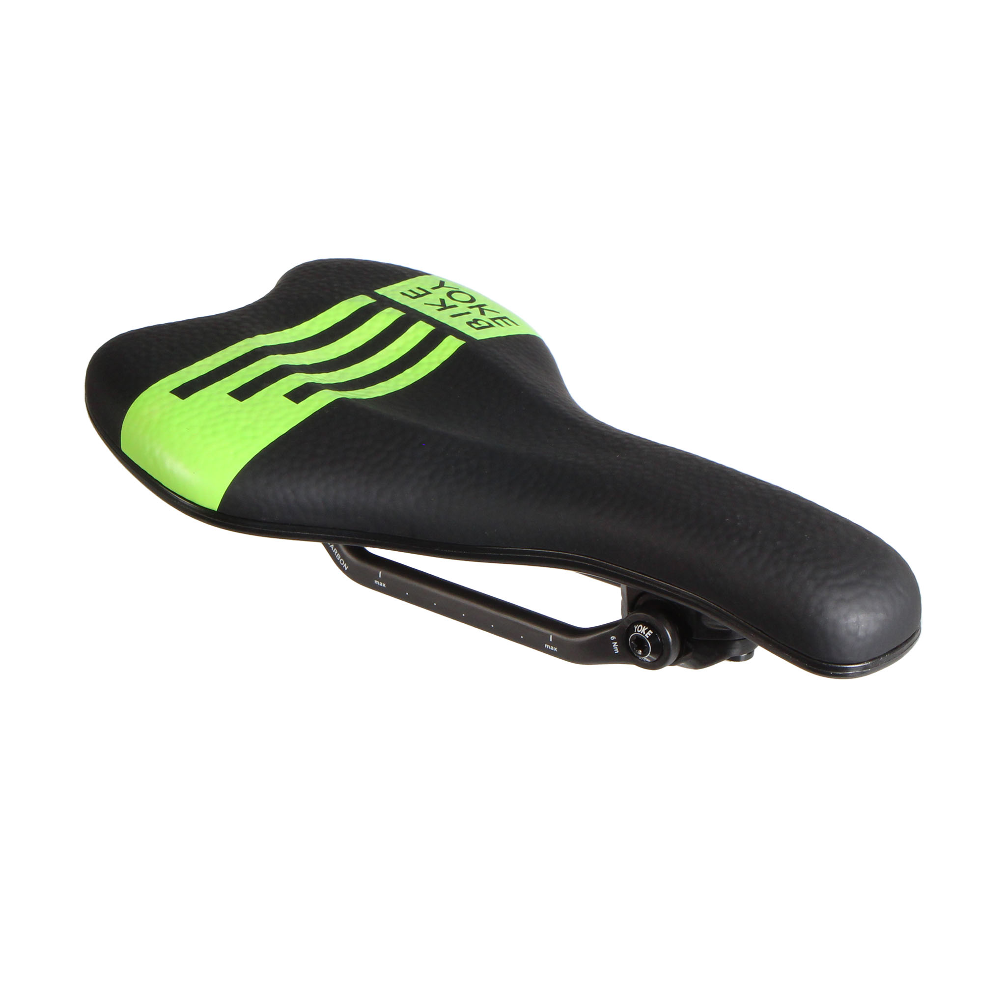 Bike Yoke Sagma Carbon Saddle, 142 - Black/Lime