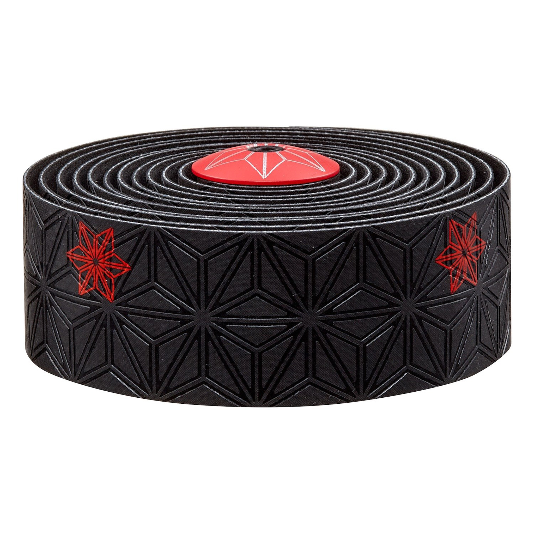 Supacaz Super Sticky Kush Bar Tape, Galaxy Blk w/Red