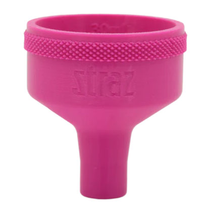 Straz Components Sealant Funnel for Fully Threaded Valves, Magenta