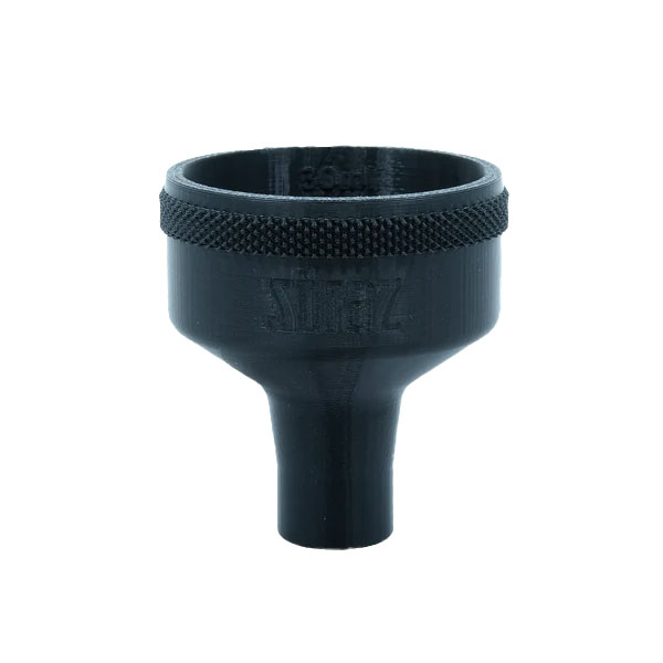 Straz Components Sealant Funnel for Schrader Valves, Black