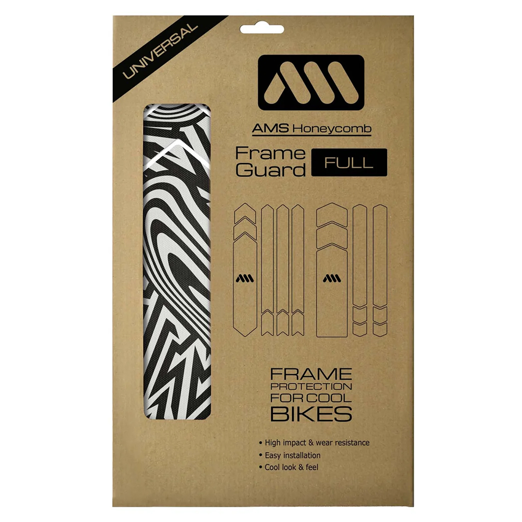 All Mountain Style Full Honeycomb Frame Guard, Combat Camo Black