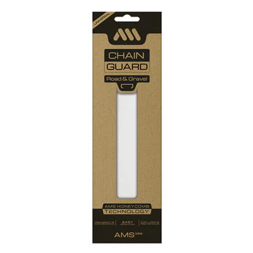 All Mountain Style Road And Gravel Chain Guard, Clear/Silver