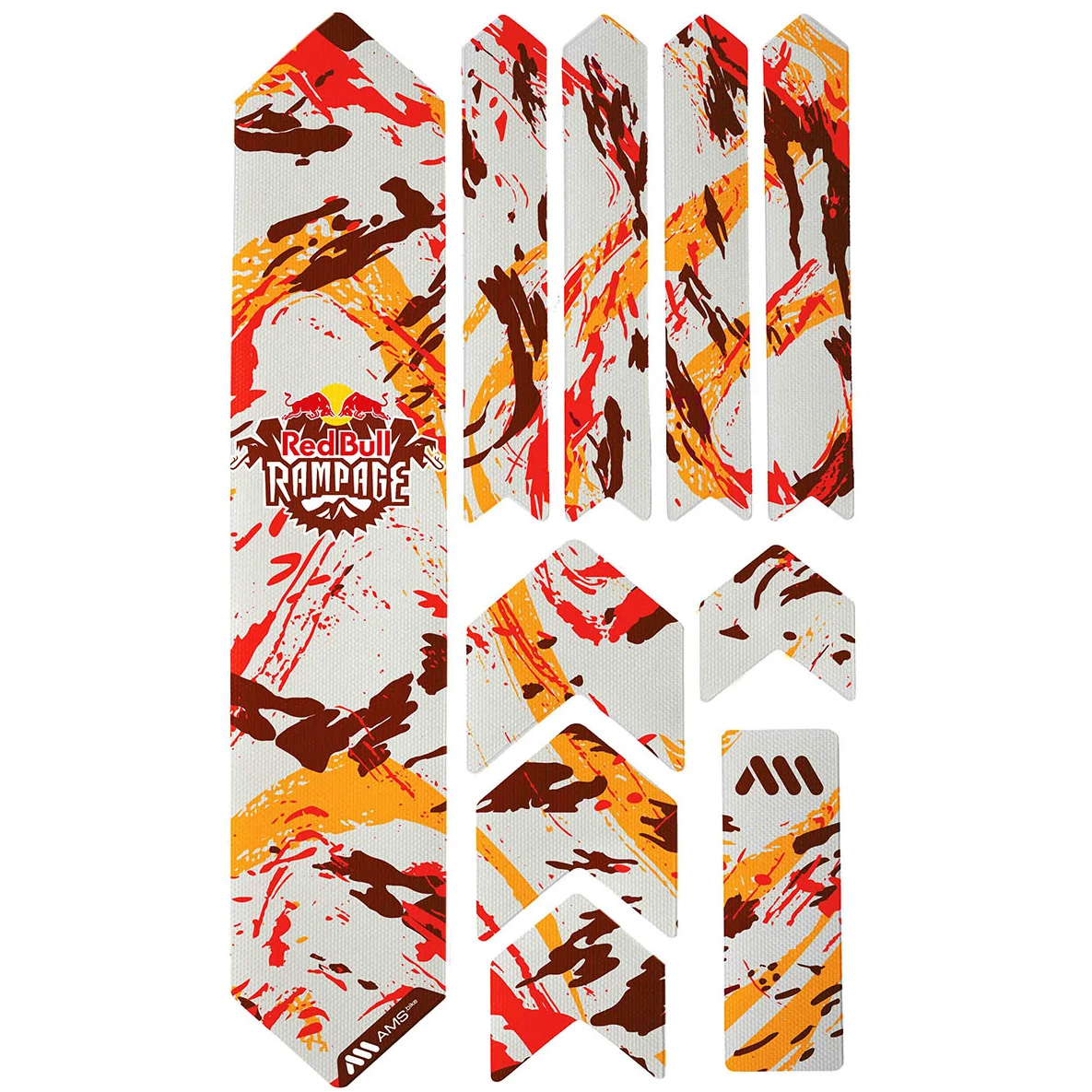 All Mountain Style Extra Honeycomb Frame Guard, Red Bull Rampage