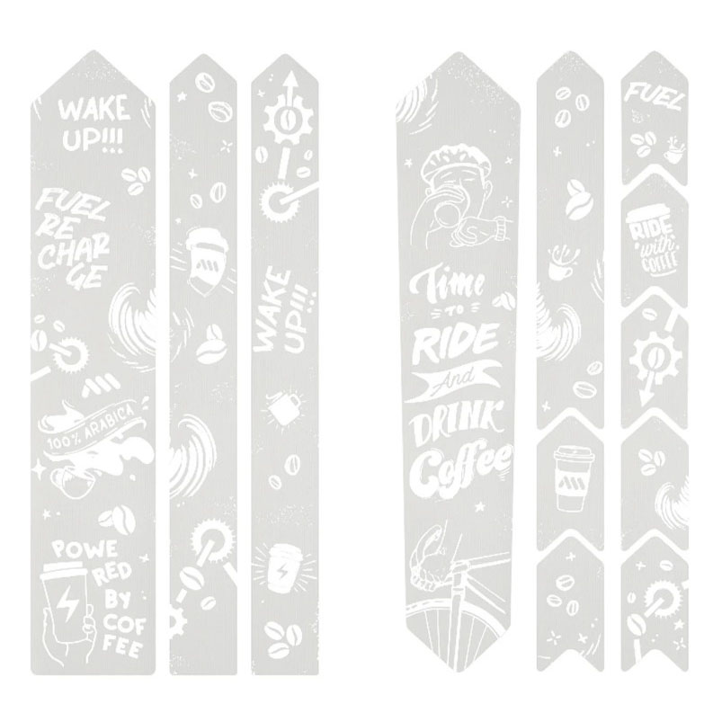All Mountain Style Gravel/Road Frame Guard, Coffee White