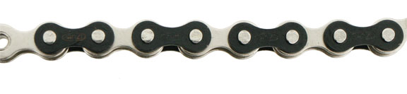 Izumi Chain ECO 1/8" Chain, Jet Black/Silver