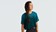 Specialized Women's Short Sleeve Crop T-Shirt Tropical Teal Spray - L