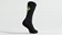 Specialized Techno MTB Tall Logo Socks Black / Hyper Green - S
