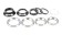 Specialized HDS COMPLETE, ROUBAIX SL4 KIT, 1-1/8" UPPER (45X45 DEG), ALL LOWER BRG SIZES (1-1/8", 1-1/4", 1-3/8" - 45X45 DEG) W/ 10 & 15MM CARBON SPACERS Hds My13 Roubaix Sl4 Sw / Pro / Expert Headset W / 10 & 15mm Carbon Spacers & All Sizes Of Lower Bearings