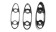 Specialized BAR SUB, MY11 SHIV TT, CONVEX STACK HIEGHT SPACER KIT (5/10/20MM), LEFT SIDE, ALLOY, (3 PCS) Bar My11-14 Shiv Tt Handlebar Spacer Left Side 5 / 10 / 20mm 3pcs