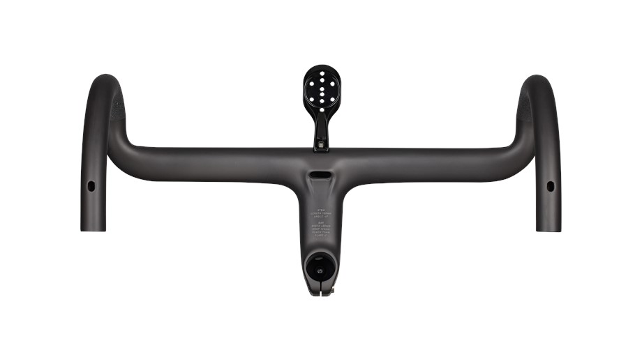 Specialized Roval Alpinist Cockpit II Satin Carbon / Gloss Black - 100mm x 380mm 4 Flare