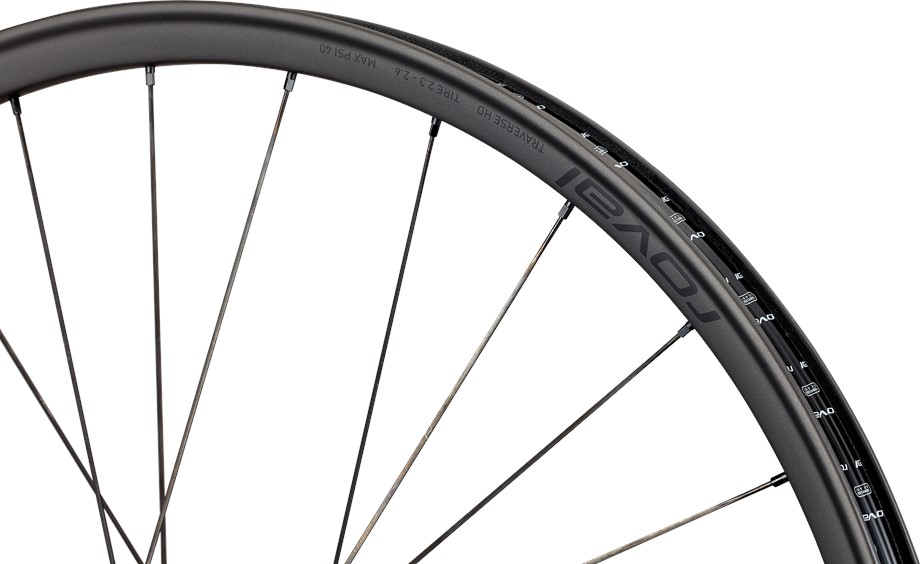 Specialized Roval Traverse HD 350 6B Satin Carbon / Gloss Black - 29 Front