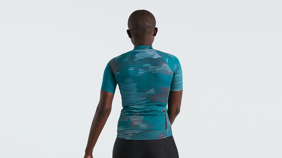Specialized Women's SL Blur Short Sleeve Jersey Tropical Teal - S