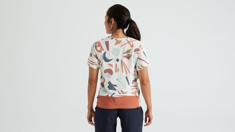 Specialized Women's ADV Air Short Sleeve Jersey Multi Gather - S