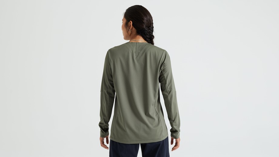 Specialized Women's Gravity Training Long Sleeve Jersey Oak Green - XS