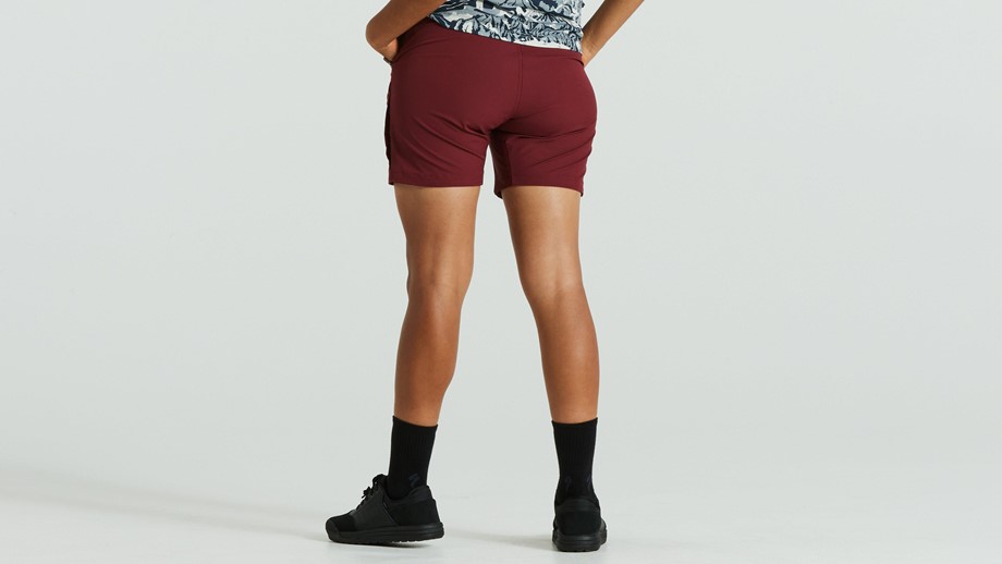 Specialized Women's Specialized/Fjällräven Rider's Hybrid Shorts Bordeaux Red - 4