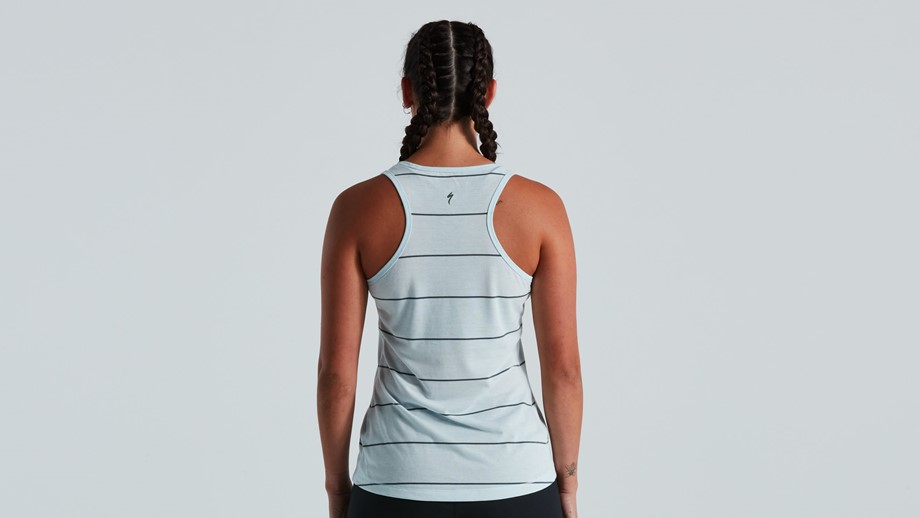 Specialized Women's drirelease® Stripe Tank Ice Blue - S