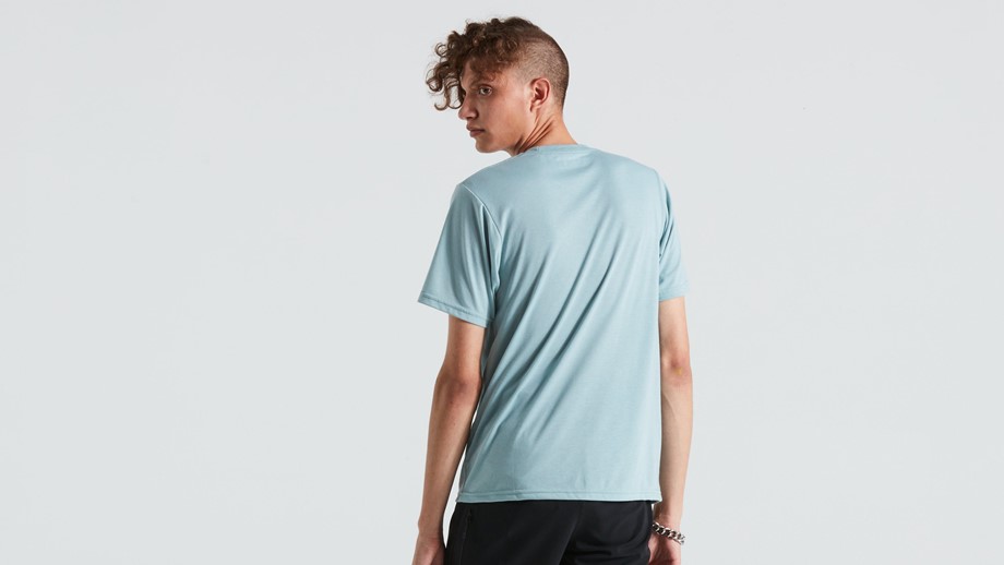 Specialized Men's S-Logo Short Sleeve T-Shirt Arctic Blue - XS
