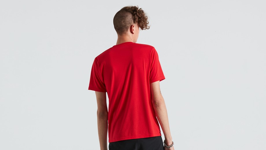 Specialized Men's S-Logo Short Sleeve T-Shirt Flo Red - XS