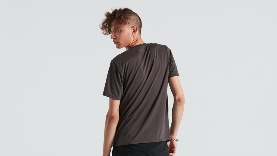 Specialized Men's Wordmark Short Sleeve T-Shirt Charcoal - XS
