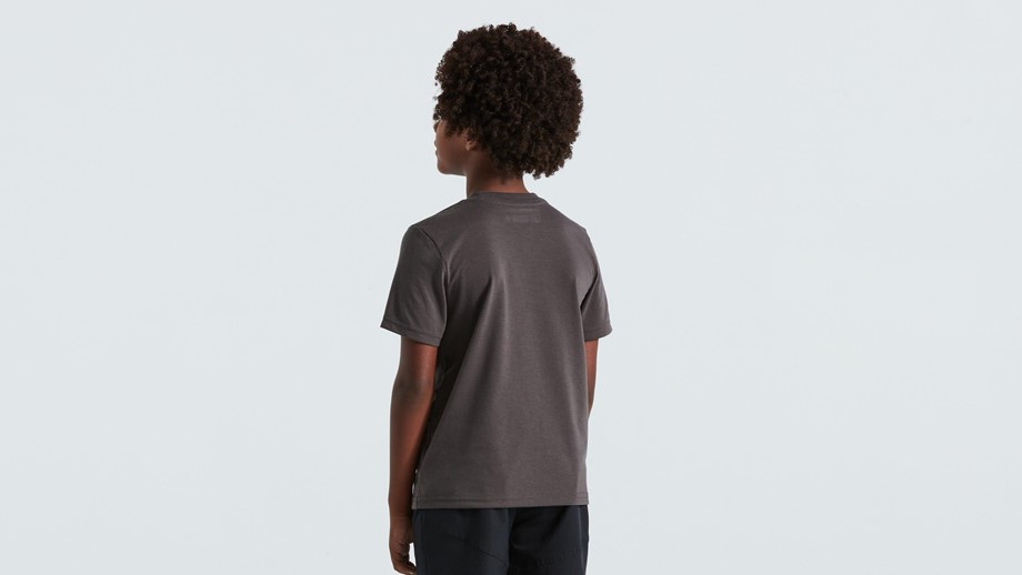 Specialized Youth Wordmark Short Sleeve T-Shirt Charcoal - L