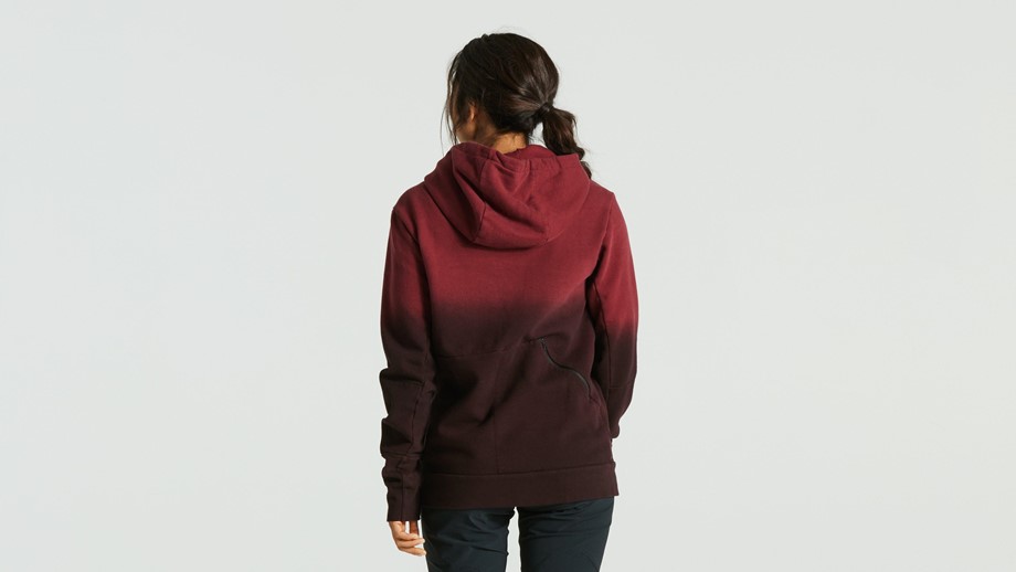 Specialized Women's Legacy Spray Pull-Over Hoodie Maroon - M