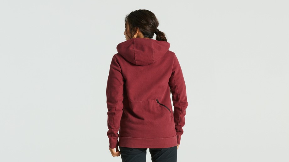 Specialized Women's Legacy Wordmark Zip-Up Hoodie Maroon - M