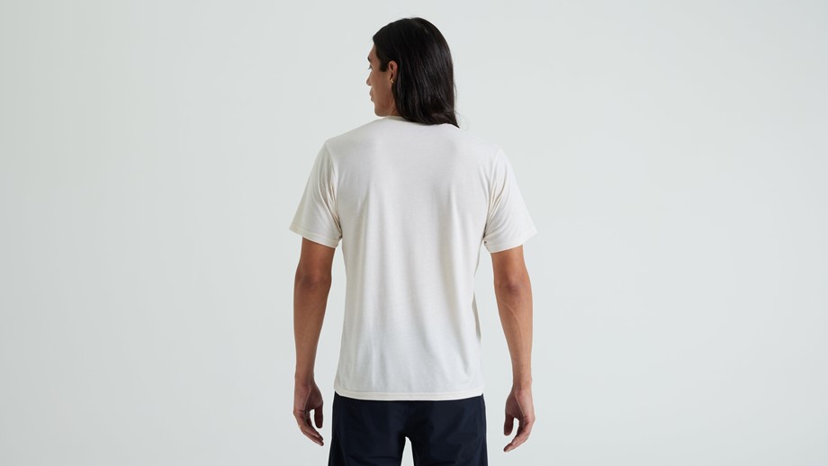 Specialized Men's Wordmark Short Sleeve T-Shirt Birch White - SM