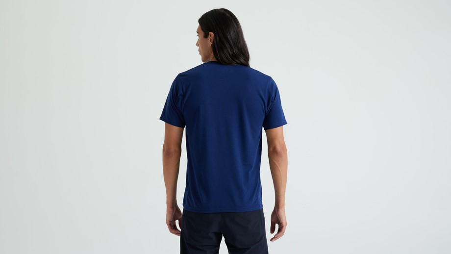 Specialized Men's Wordmark Short Sleeve T-Shirt Deep Marine - XS