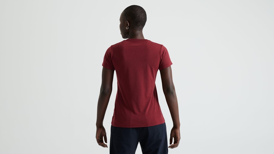 Specialized Women's Wordmark Short Sleeve T-Shirt Garnet Red - XXL