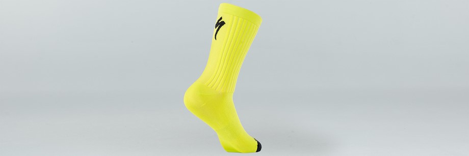 Specialized Hydrogen Aero Tall Road Socks Hyper Green - M