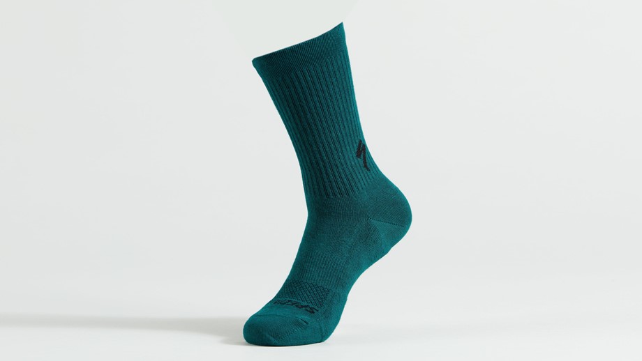 Specialized Cotton Tall Socks Tropical Teal - XL