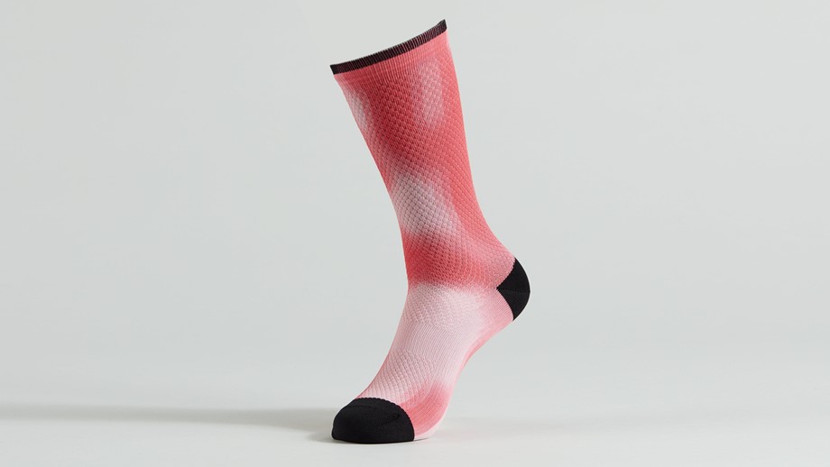 Specialized Soft Air Tall Socks Vivid Coral Distortion - XL