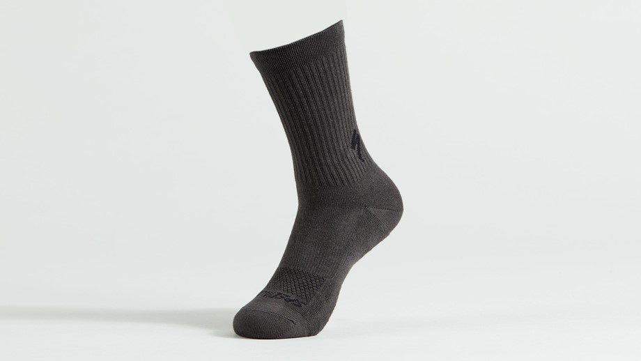 Specialized Cotton Tall Socks Charcoal - S