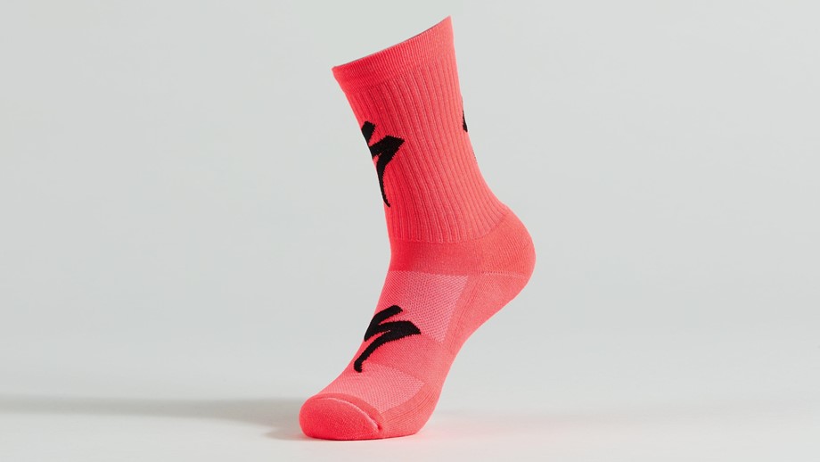 Specialized Techno MTB Tall Logo Socks Imperial Red - XL