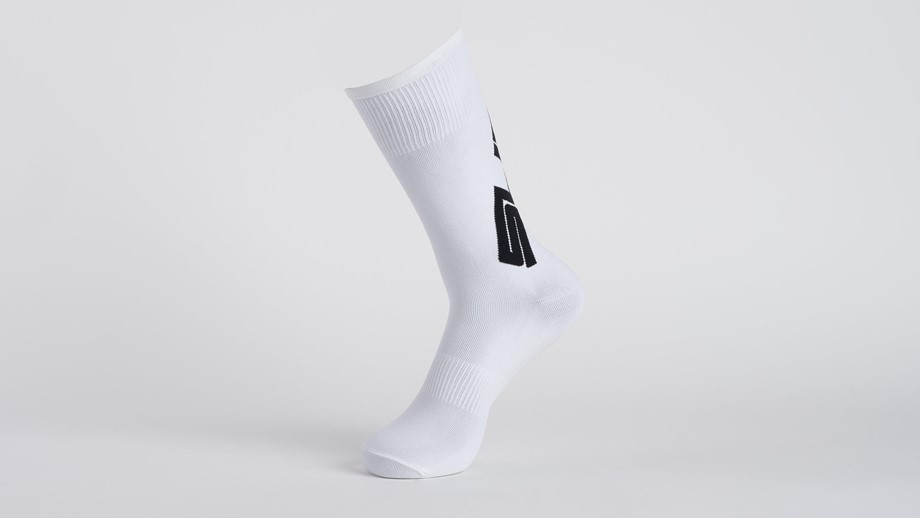Specialized Supacaz SupaSox Twisted Sock Black / White - S