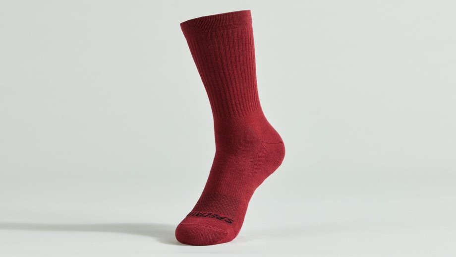 Specialized Cotton Tall Socks Maroon - XL