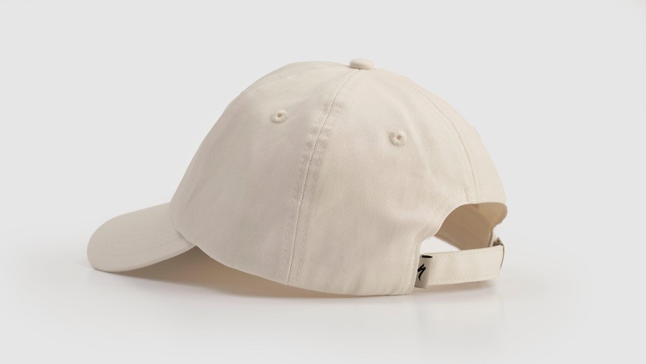 Specialized Flag Graphic 6-Panel Dad Hat Birch White