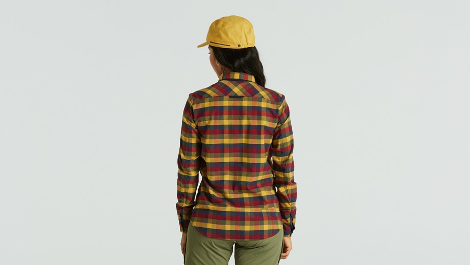 Specialized Women's Specialized/Fjällräven Rider's Flannel Shirt Multi Flag Check - XS