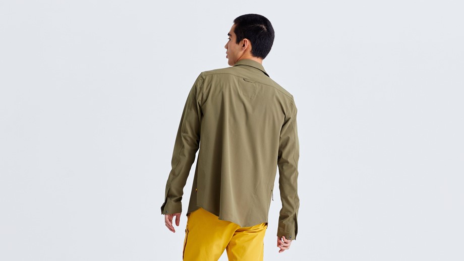 Specialized Men's Specialized/Fjällräven Long Sleeve Sun Shirt, Green XL