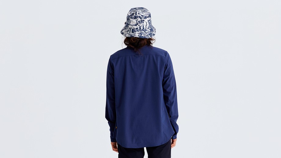 Specialized Women's Specialized/Fjällräven Long Sleeve Sun Shirt Navy - M
