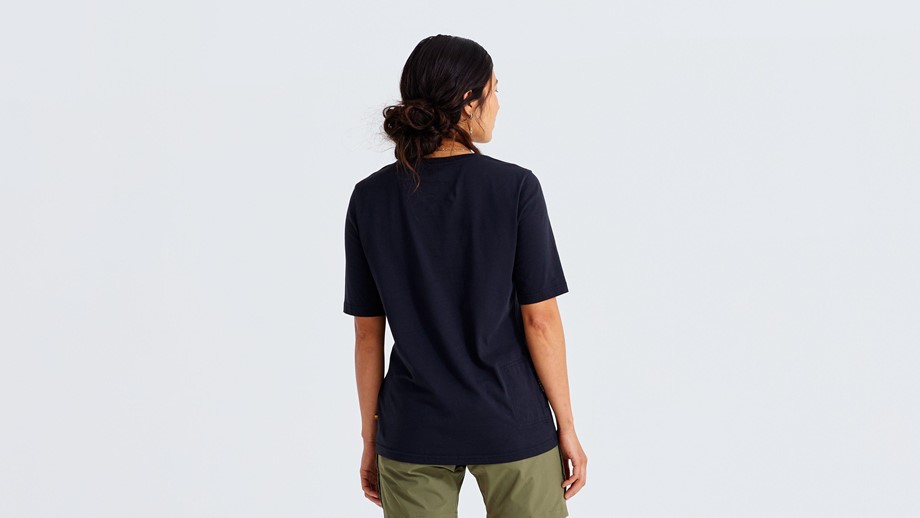 Specialized Women's Specialized/Fjällräven Cotton Pocket Short Sleeve Tee Black - M