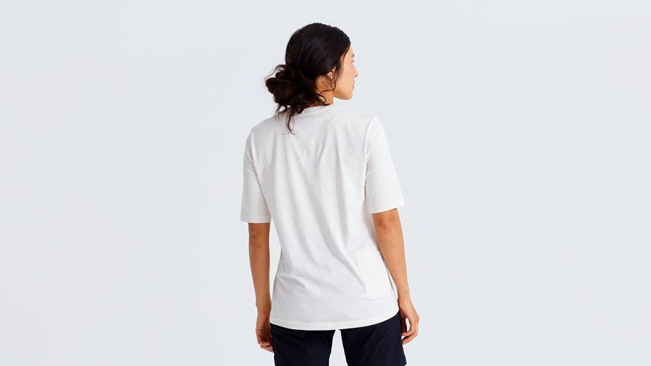 Specialized Women's Specialized/Fjällräven Cotton Pocket Short Sleeve Tee Eggshell - M