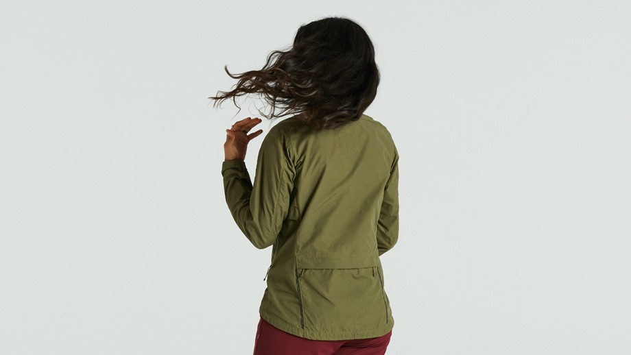 Specialized Women's Specialized/Fjällräven Rider's Wind Jacket Green - S