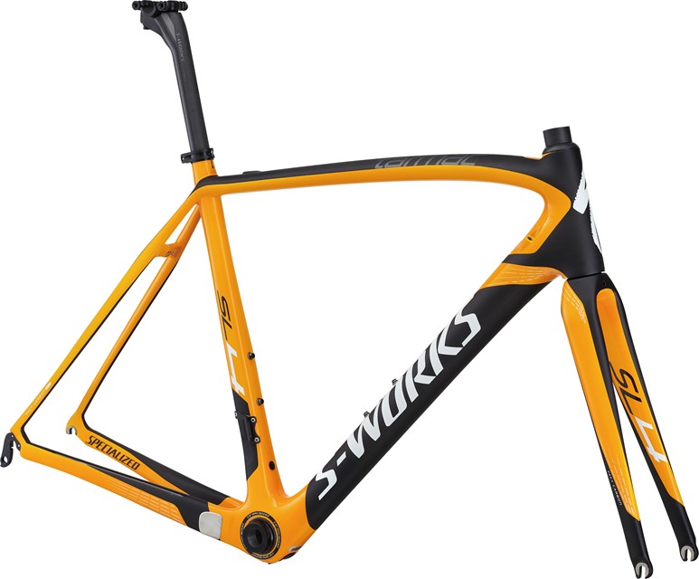 2014 Specialized S-Works Tarmac SL4 Frameset Gloss/Satin/Orange/Carbon/White 61