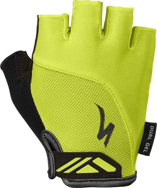 Specialized Women's Body Geometry DualGel Short Finger Gloves Hyper Green S 0