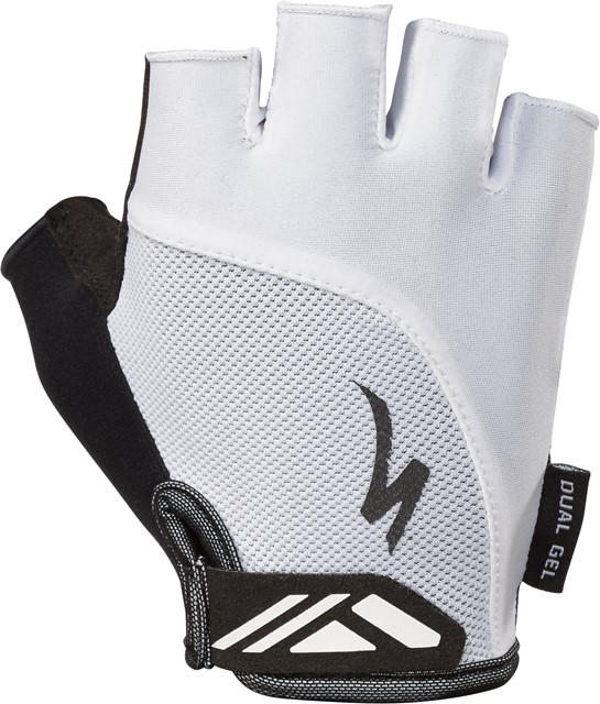 Specialized Women's Body Geometry Dual-Gel Short Finger Gloves White - S