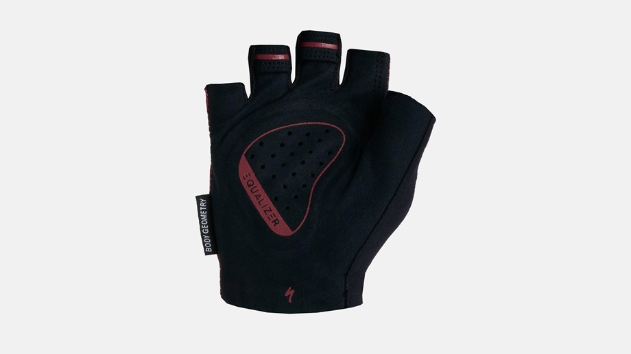 Specialized Men's Body Geometry Grail Short Finger Gloves Garnet Red - L
